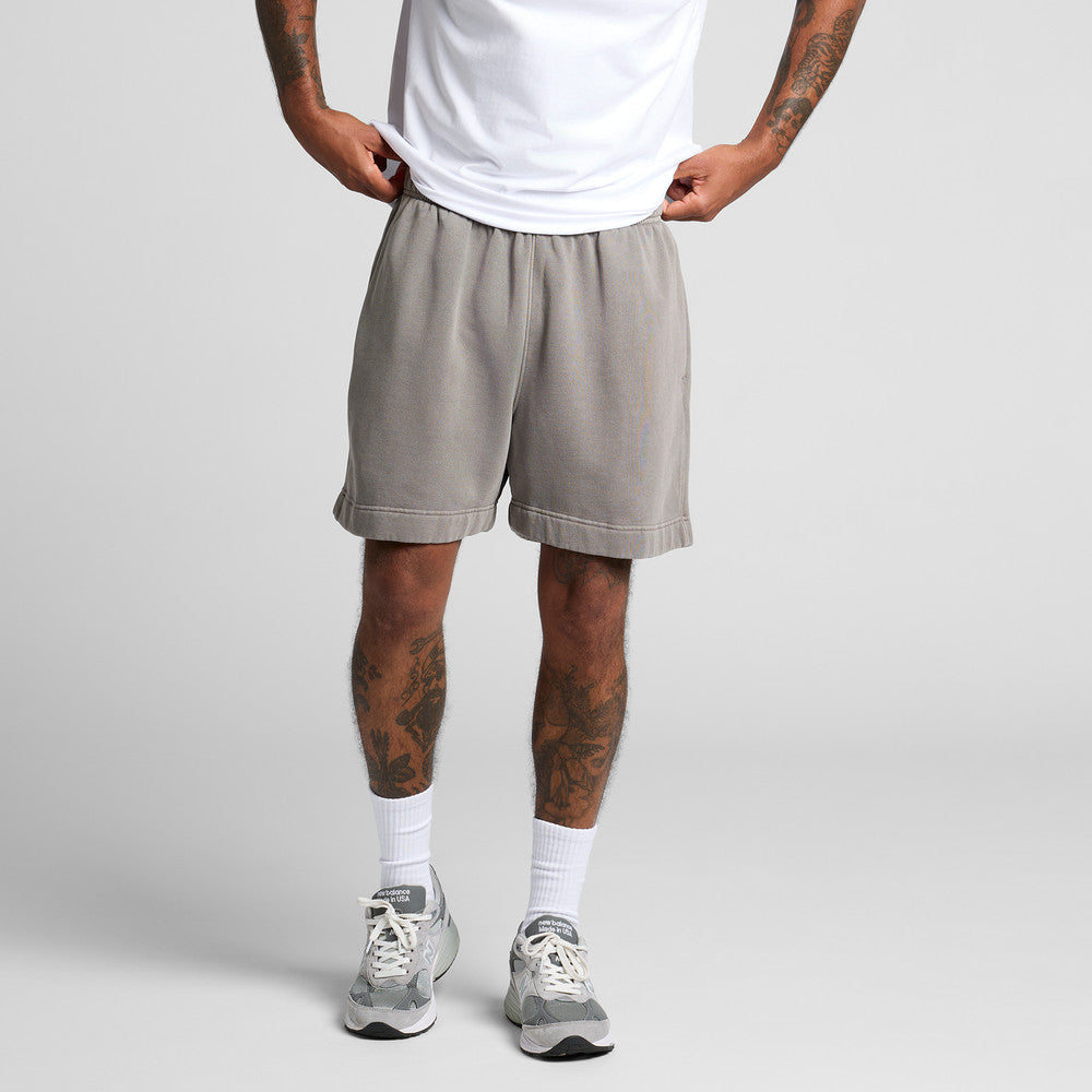 Relax Faded Track Shorts 18"